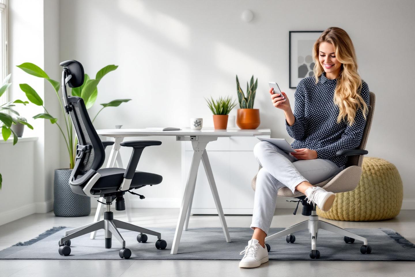 Ergonomiska kontorsstolar: Komfort och design i ett